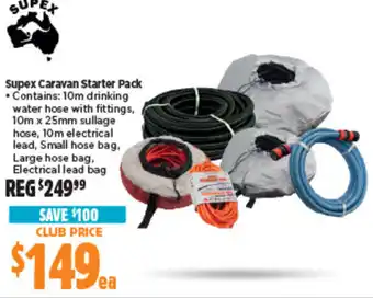 Anaconda Supex Caravan Starter Pack offer