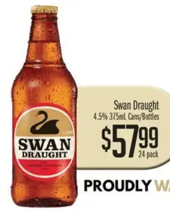 Liquor Barons Swan Draught offer