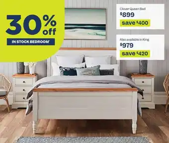 Early Settler Clover Queen Bed offer