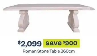 Roman Stone Table 260cm