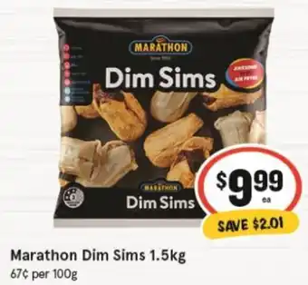 Marathon Dim Sims 1.5kg