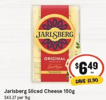 Jarlsberg Sliced Cheese 150g