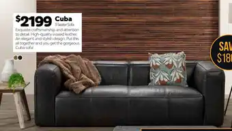 Cuba 3 Seater Sofa