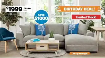 ComfortStyle Furniture & Bedding Jesse Sofa offer
