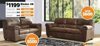 ComfortStyle Furniture & Bedding Bladen 3 Seater Sofa offer