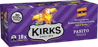 IGA Kirks 10x375mL Selected Varieties offer