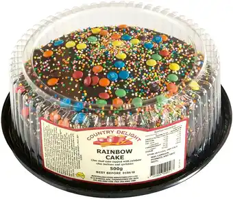 IGA Country Delight Rainbow Cake 500g offer