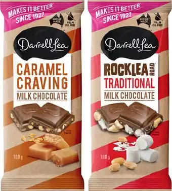 IGA Darrell Lea or Life Savers Chocolate Blocks 160‑180g Selected Varieties offer