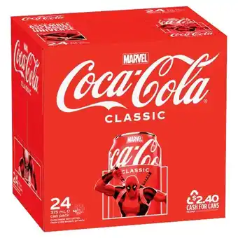 IGA Coca‑Cola, Sprite or Fanta 24x375mL Selected Varieties offer