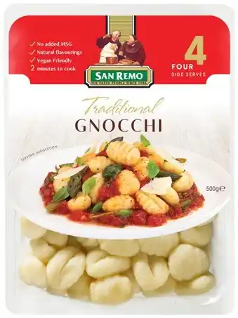 IGA San Remo Traditional Gnocchi 500g offer