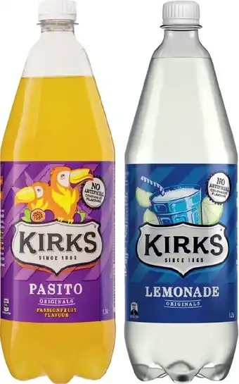 IGA Kirks 1.25 Litre Selected Varieties offer