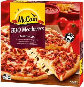 IGA McCain Family Pizza 490-500g Selected Varieties offer