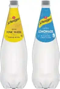 IGA Schweppes Soft Drink or Mixers 1.1 Litre Selected Varieties offer
