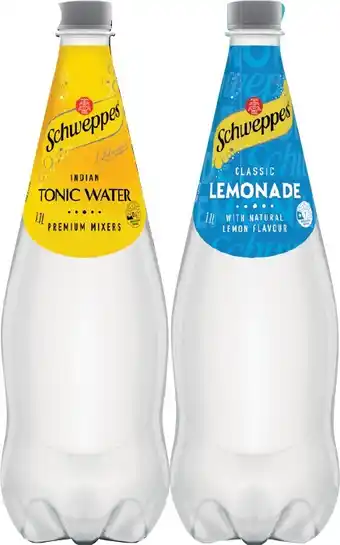 IGA Schweppes Mixers 1.1 Litre Selected Varieties offer