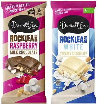 Coles Darrell Lea Block Chocolate 160g-180g offer