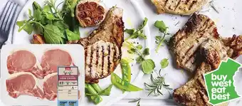 Coles Coles Australian Pork Loin Chops Large Tray offer