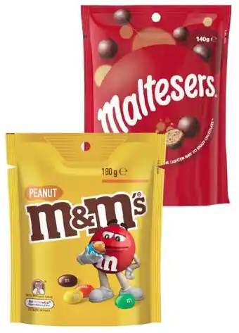 Coles Mars M&Ms, Maltesers or Pods 120g-180g offer