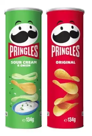 Coles Pringles Potato Crisps 118g-134g offer