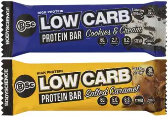 Coles BSc Bodyscience High Protein Low Carb Bar 60g offer