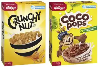 Coles Kellogg's Coco Pops 650g or Crunchy Nut Corn Flakes 640g offer