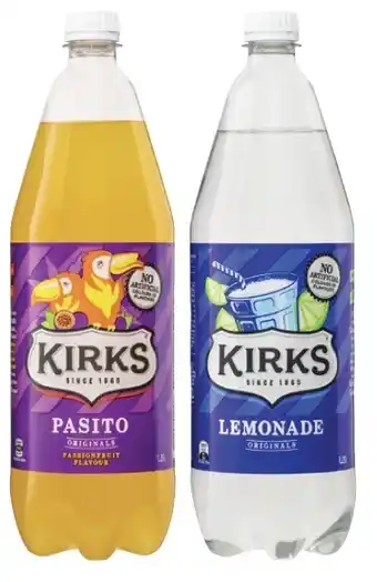 Coles Kirks Soft Drink 1.25 Litre offer