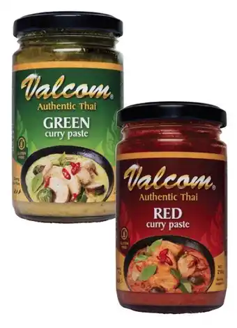 Coles Valcom Curry Paste 210g-240g offer