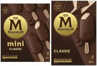 Coles Streets Magnum 4 Pack 360mL-428mL or Magnum Minis 6 Pack 330mL-360mL offer