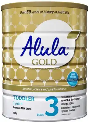 Coles Alula Gold Toddler Stage 3 Milk Drink 900g offer