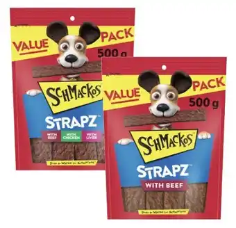 Coles Schmackos Dog Treats 500g offer