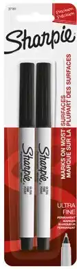 Coles Sharpie Permanent Markers Fine Tip 2 Pack offer