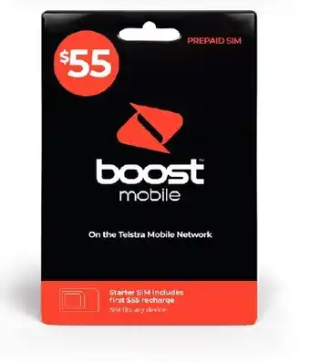 Coles Boost $55 SIM Pack offer