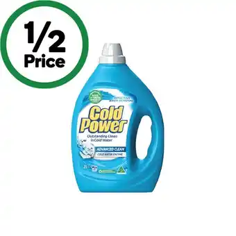 Woolworths Cold Power Laundry Liquid 2 Litre or Powder 2 kg offer