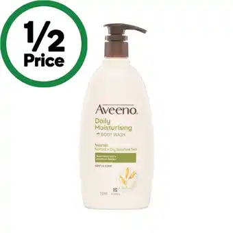 Woolworths Aveeno Daily Moisturising Body Wash 532ml offer