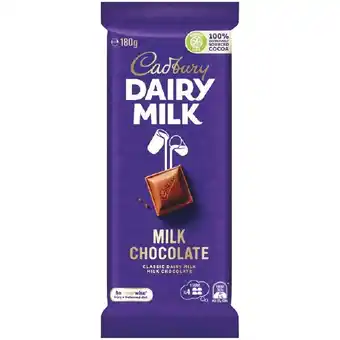 Woolworths Cadbury Dairy Milk, Bubbly or Marvellous Creations 162-190g offer