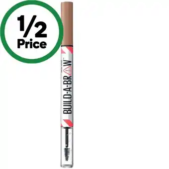 Woolworths Maybelline Build-A-Brow 2 in 1 Brow Pen & Sealing Gel 15g offer
