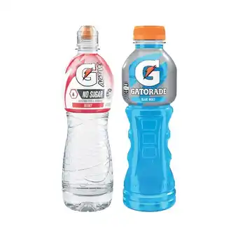 Woolworths Gatorade Sports Drink 600ml or G-Active Flavoured Water 600ml offer