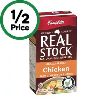 Woolworths Campbell’s Real Stock Chicken 500ml offer