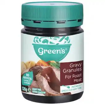 Woolworths Green’s Gravy Granules 120g offer