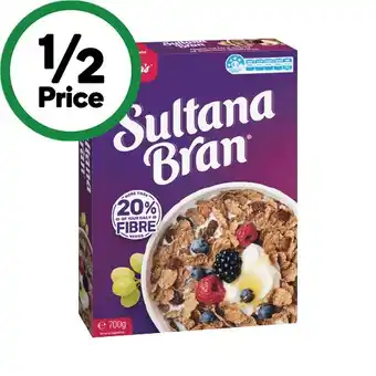 Woolworths Kellogg’s Sultana Bran 700g offer