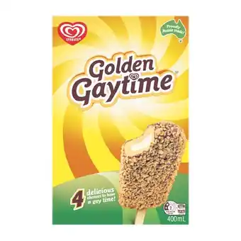 Woolworths Streets Golden Gaytime Ice Cream 400ml Pk 4 – From the Freezer offer