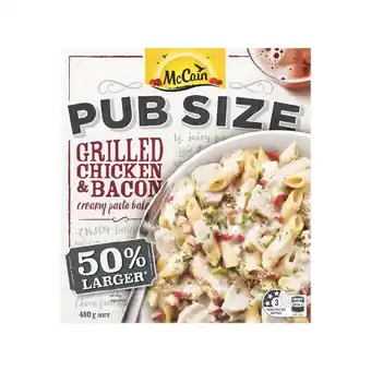 Woolworths McCain Pub Size Meals 480-500g offer