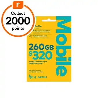 Woolworths Optus $320 SIM Long Expiry Starter Pack‡ offer