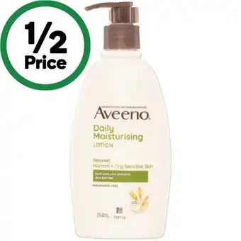 Woolworths Aveeno Daily Moisturising Body Lotion 354ml offer