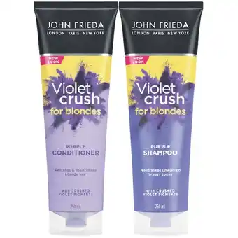 Woolworths John Frieda Shampoo or Conditioner 250ml offer