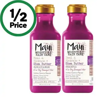 Woolworths Maui Shampoo or Conditioner 385ml offer