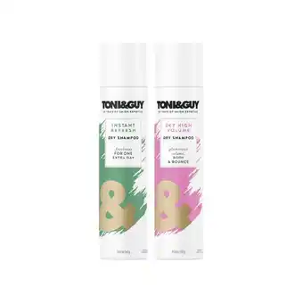 Woolworths Toni & Guy Dry Shampoo 250ml offer