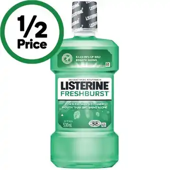 Woolworths Listerine Fresh & Clean Mouthwash 500ml offer