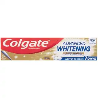 Woolworths Colgate Whitening Toothpaste 200g offer