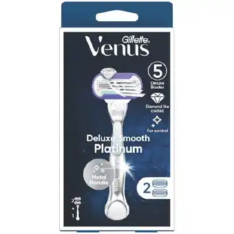 Woolworths Gillette Venus Deluxe Smooth Platinum Razor offer
