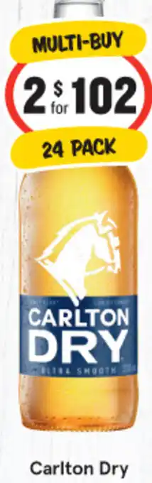IGA Carlton Dry 24 PACK offer